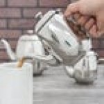 Vollrath 46594 Orion 20 oz. Mirror-Finished Stainless Steel Coffee / Tea Pot