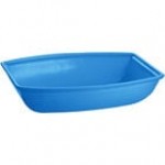 TableCraft CW3190HGN 10.5 Qt. Hunter Green Cast Aluminum Oblong Salad Bowl