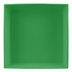 TableCraft CW1494GN 24 Qt. Green Cast Aluminum Square Bowl