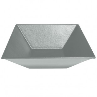 G.E.T. Enterprises BSD16ST Bugambilia 13.5 Qt. Classic Textured Finish Steel Resin-Coated Aluminum XL Deep Square Bowl