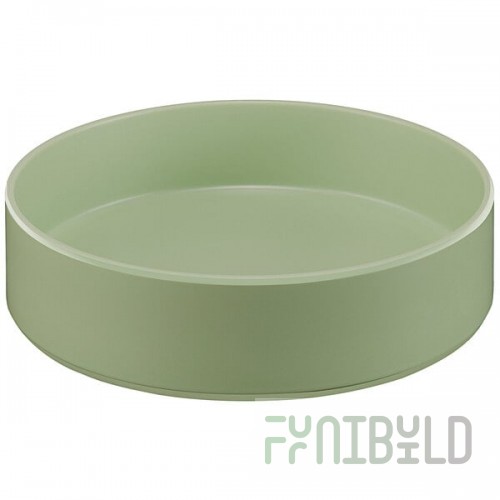 Cal-Mil Hudson 72 oz. Matcha Raised Rim Melamine Bowl - 6/Case