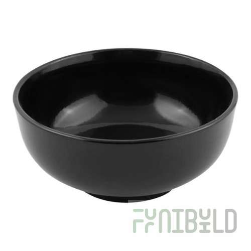 Bon Chef 2 Qt. Black Sandstone Finish Aluminum Serving Bowl