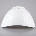 10 Strawberry Street WTR-13RBBOATBWL Whittier 80 oz. White Porcelain Boat Bowl with Ribbed Texture - 4/Case 10 Strawberry Street WTR-13RBBOATBWL Whittier 80 oz. White Porcelain Boat Bowl with Ribbed Texture - 4/Case