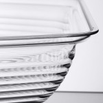 Cambro RSB1419CW135 12 Qt. Clear Camwear® Rectangular Ribbed Bowl Cambro RSB1419CW135 12 Qt. Clear Camwear® Rectangular Ribbed Bowl
