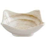 Elite Global Solutions D863OV Van Gogh Black 28 oz. Oval Melamine Bowl - 6/Case