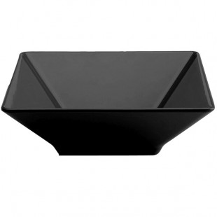 Elite Global Solutions M1212SQ Symmetry Black 4.75 Qt. Square Melamine Bowl Elite Global Solutions M1212SQ Symmetry Black 4.75 Qt. Square Melamine Bowl