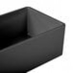 Cal-Mil 1396-13M Cater Choice Black Melamine Box - 5