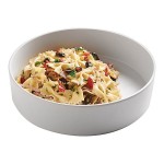 Cal-Mil Hudson 72 oz. White Raised Rim Melamine Bowl Cal-Mil Hudson 72 oz. White Raised Rim Melamine Bowl