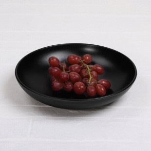 Elite Global Solutions JW875 Ore 1.19 Qt. Black Round Bowl - 6/Case