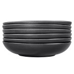 Elite Global Solutions JW875 Ore 1.19 Qt. Black Round Bowl - 6/Case