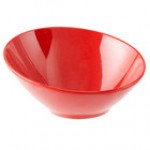 GET B-785-1-W San Michele 10 oz. White Slanted Melamine Bowl - 12/Case