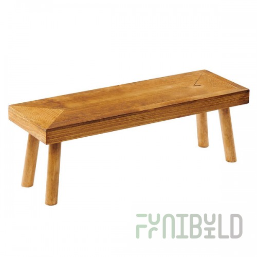 Cal-Mil 22029-7-99 Madera Rustic Pine Angled Wood Riser - 20