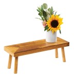 Cal-Mil 22029-7-99 Madera Rustic Pine Angled Wood Riser - 20 Cal-Mil 22029-7-99 Madera Rustic Pine Angled Wood Riser - 20