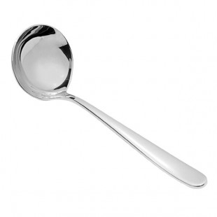 Zwiesel Fortessa Grand City 1 oz. 18/10 Stainless Steel Extra Heavy Weight Soup Ladle Zwiesel Fortessa Grand City 1 oz. 18/10 Stainless Steel Extra Heavy Weight Soup Ladle