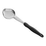 Vollrath 6412420 Jacob's Pride® 4 oz. Black Solid Oval Spoodle® Portion Spoon
