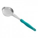 Vollrath 6412420 Jacob's Pride® 4 oz. Black Solid Oval Spoodle® Portion Spoon