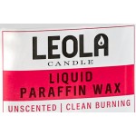 Leola Candle 1 Gallon Bulk Lamp Fuel, Smokeless Liquid Candle Paraffin Wax