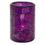 Hollowick 43017RG Crackle Red and Gold Glass Cylinder Lamp Hollowick 43017RG Crackle Red and Gold Glass Cylinder Lamp