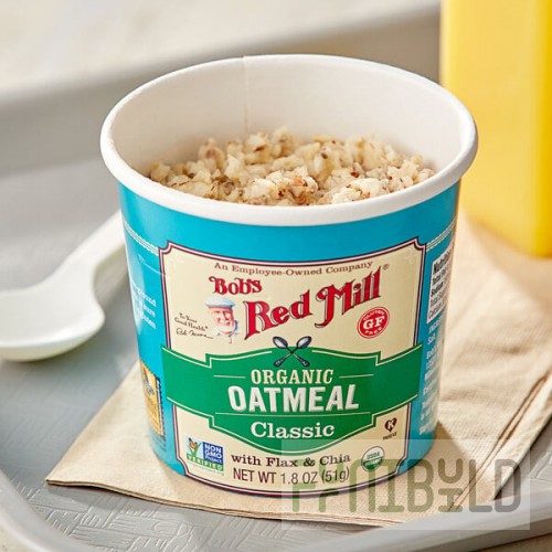 Bob's Red Mill Classic Gluten-Free Organic Single Serving Oatmeal Cup - 12/Case