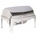 Vollrath T3500 8 Qt. Mirror Finish Stainless Steel Roll Top Chafer Vollrath T3500 8 Qt. Mirror Finish Stainless Steel Roll Top Chafer