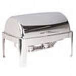 Vollrath T3500 8 Qt. Mirror Finish Stainless Steel Roll Top Chafer Vollrath T3500 8 Qt. Mirror Finish Stainless Steel Roll Top Chafer