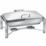 Vollrath T3500 8 Qt. Mirror Finish Stainless Steel Roll Top Chafer Vollrath T3500 8 Qt. Mirror Finish Stainless Steel Roll Top Chafer