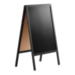 Choice A-Frame Marker Board Sidewalk Sign - Black Wood - 25 Choice A-Frame Marker Board Sidewalk Sign - Black Wood - 25