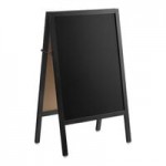 Choice A-Frame Marker Board Sidewalk Sign - Black Wood - 25 Choice A-Frame Marker Board Sidewalk Sign - Black Wood - 25