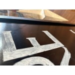 Choice A-Frame Marker Board Sidewalk Sign - Black Wood - 25 Choice A-Frame Marker Board Sidewalk Sign - Black Wood - 25
