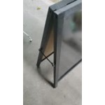 Choice A-Frame Marker Board Sidewalk Sign - Black Wood - 25 Choice A-Frame Marker Board Sidewalk Sign - Black Wood - 25