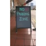Choice A-Frame Marker Board Sidewalk Sign - Black Wood - 25 Choice A-Frame Marker Board Sidewalk Sign - Black Wood - 25