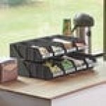 Choice Black 2-Tier Self-Serve Organizer Set with 8 Bins and 2 Label Sheets Choice Black 2-Tier Self-Serve Organizer Set with 8 Bins and 2 Label Sheets