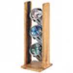 Cal-Mil 3411-99 Madera 3-Cylinder Vertical Flatware / Condiment Display