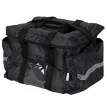 CaterGator Dash Black Nylon Heavy-Duty Insulated Soft-Sided Sandwich / Take-Out Delivery Bag - Holds (3) 12 CaterGator Dash Black Nylon Heavy-Duty Insulated Soft-Sided Sandwich / Take-Out Delivery Bag - Holds (3) 12