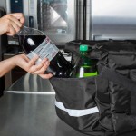 CaterGator Dash Black Nylon Heavy-Duty Insulated Soft-Sided Sandwich / Take-Out Delivery Bag - Holds (3) 12 CaterGator Dash Black Nylon Heavy-Duty Insulated Soft-Sided Sandwich / Take-Out Delivery Bag - Holds (3) 12