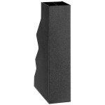 ServSense Black 5-Section Countertop Dome Lid / Straw Organizer - 5 1/8