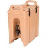 Cambro 250LCD402 Camtainer® 2.5 Gallon Brick Red Insulated Beverage Dispenser