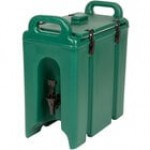 Cambro 250LCD402 Camtainer® 2.5 Gallon Brick Red Insulated Beverage Dispenser