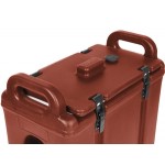 Cambro 250LCD402 Camtainer® 2.5 Gallon Brick Red Insulated Beverage Dispenser