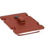 Cambro 250LCD402 Camtainer® 2.5 Gallon Brick Red Insulated Beverage Dispenser