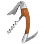 Franmara Curved Stainless Steel Waiter's Corkscrew with Dark Wood Inset Handle 3192 Franmara Curved Stainless Steel Waiter's Corkscrew with Dark Wood Inset Handle 3192