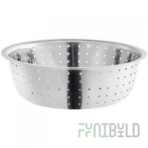 Choice 12 Qt.Stainless Steel Coarse Chinese Colander