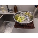 Choice 12 Qt.Stainless Steel Coarse Chinese Colander Choice 12 Qt.Stainless Steel Coarse Chinese Colander