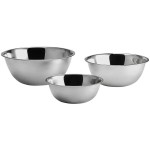 Choice Standard Stainless Steel Mixing Bowl Set - 3/Set