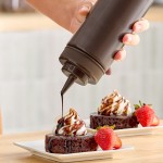 Choice 16 oz. Brown Wide Mouth Squeeze Bottle - 6/Pack Choice 16 oz. Brown Wide Mouth Squeeze Bottle - 6/Pack