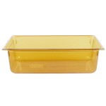 Vollrath 9006410 Super Pan® Full Size Amber High Heat Plastic Food Pan - 6