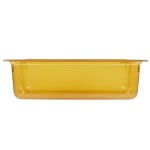 Vollrath 9006410 Super Pan® Full Size Amber High Heat Plastic Food Pan - 6