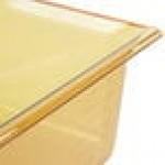 Vollrath 9006410 Super Pan® Full Size Amber High Heat Plastic Food Pan - 6