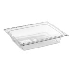 Carlisle 10220B07 StorPlus 1/2 Size Clear Polycarbonate Food Pan - 2 1/2 Carlisle 10220B07 StorPlus 1/2 Size Clear Polycarbonate Food Pan - 2 1/2