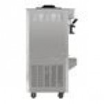 Spaceman 6378A-C Pressurized Dual Flavor High Output Twin Twist Free-Standing Soft Serve Ice Cream Machine with 2 Hoppers and 3 Dispensers - 208-230V